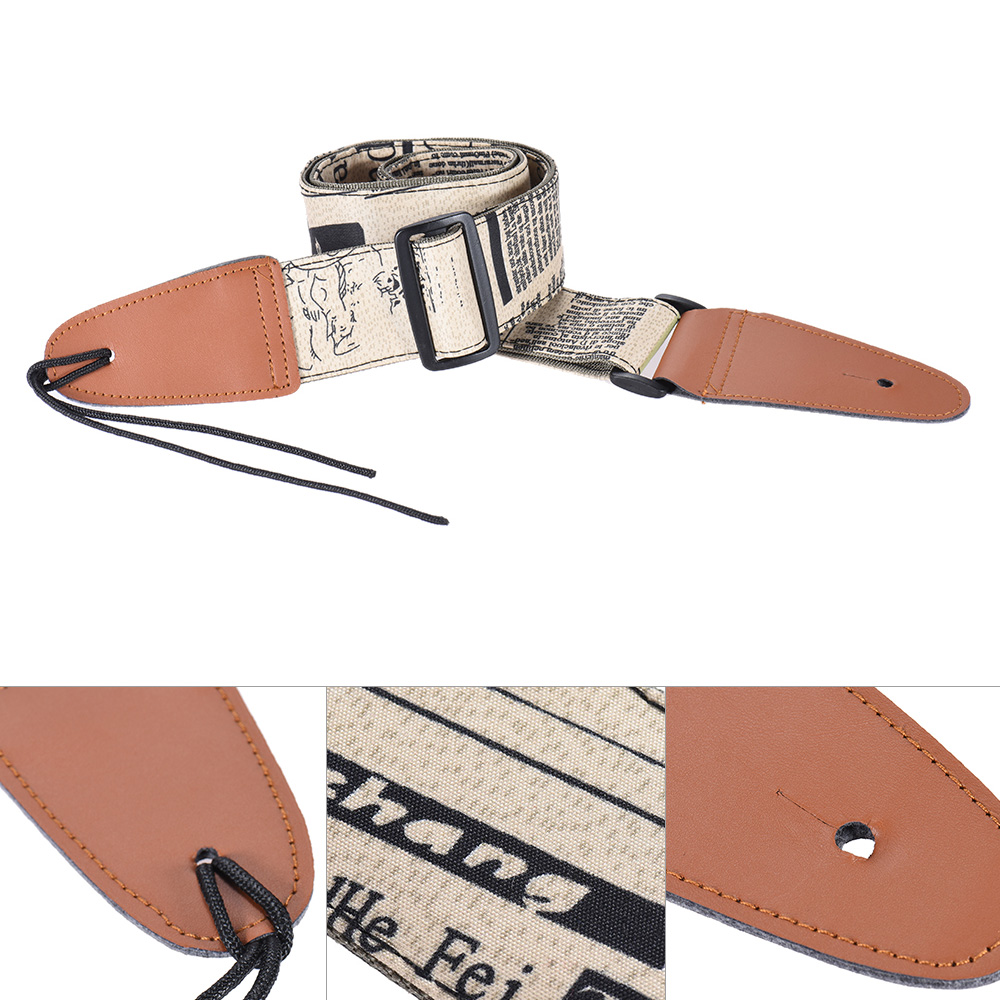 Comfortable Adjustable Guitar  - Leather Classic Strap review and price