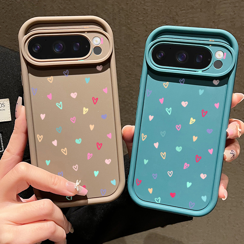 Colorful Little Hearts Soft Ca - Google Pixel 9 review and price