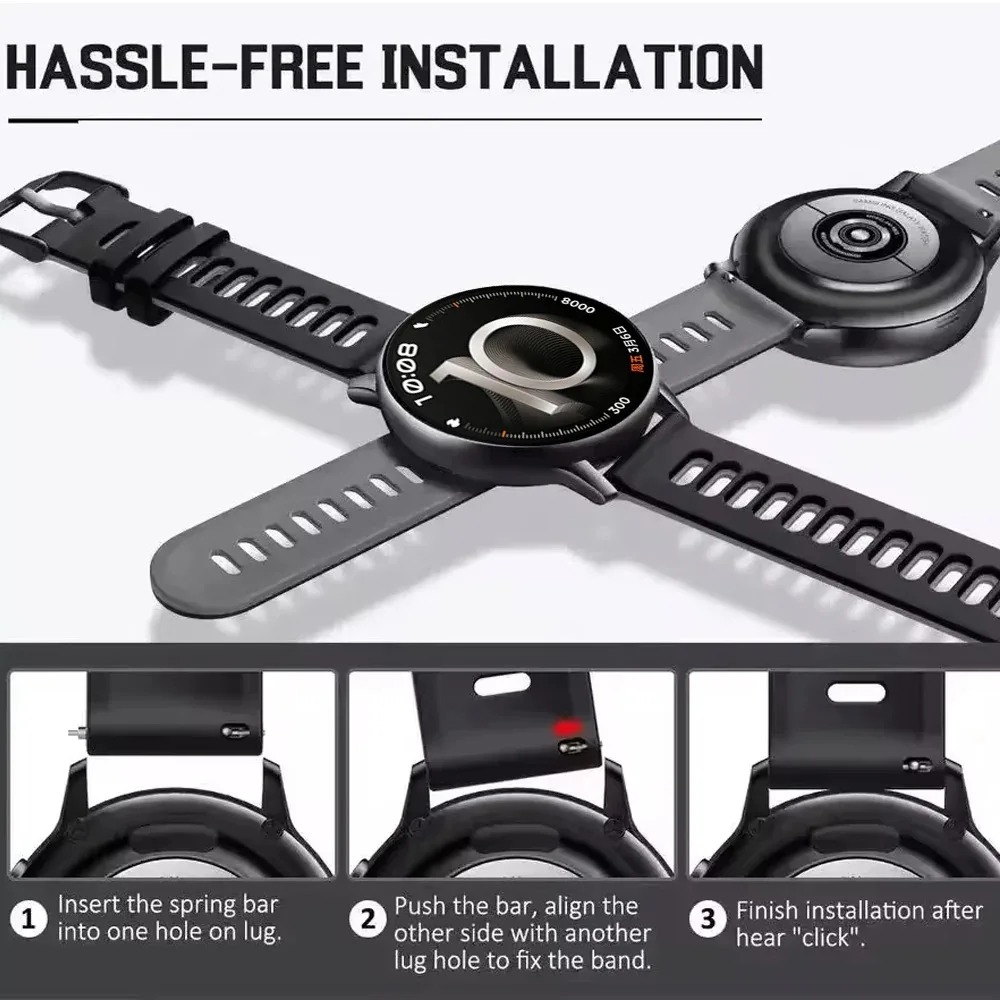 20mm 22mm Silicone Strap for O - Smartwatch X2 review and price