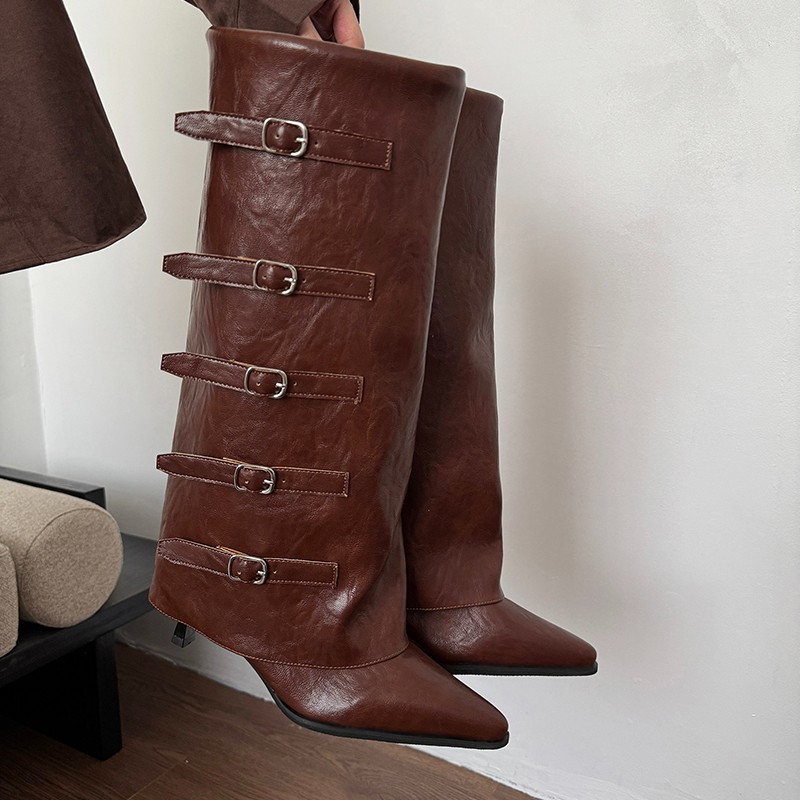 New Autumn Winter Pointed Toe  - Leather Classic Strap review and price