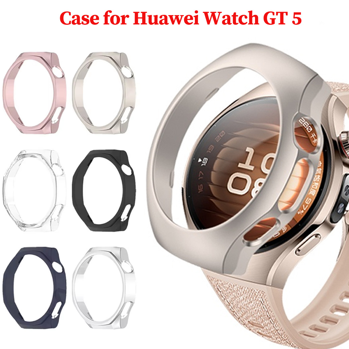 Case for Huawei Watch GT 5 42m - Titan Smartwatch Accessories review and price