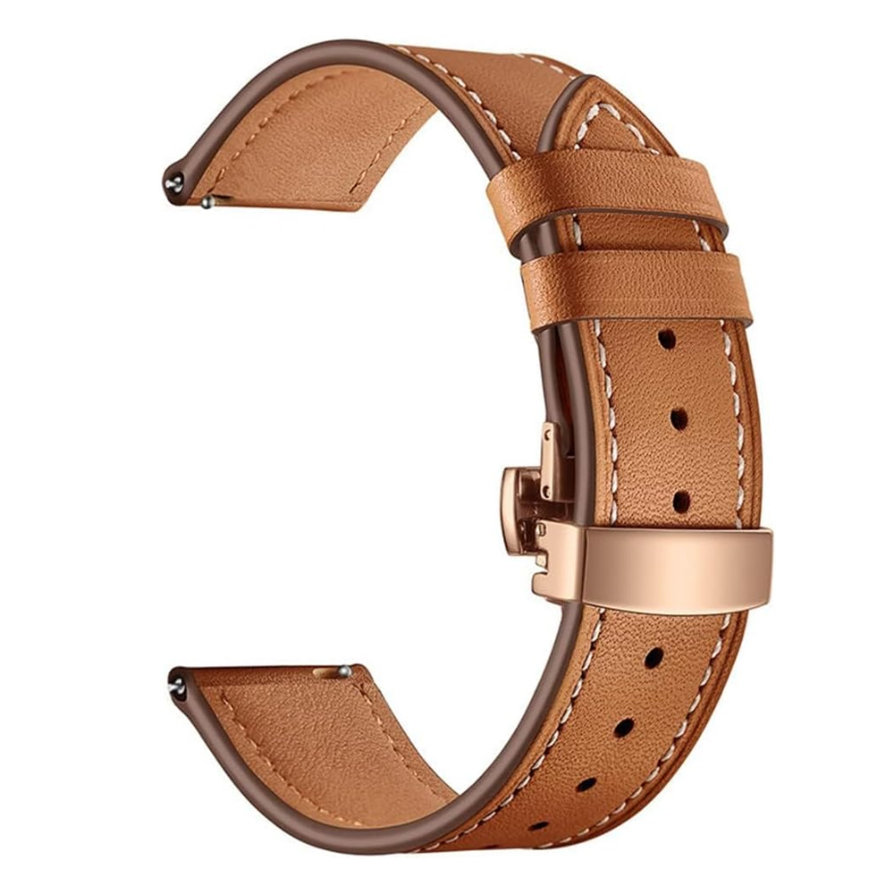 20mm 22mm Leather Band For Sam - Titan Smartwatch Accessories review and price