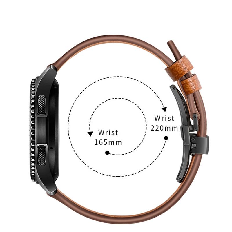 20mm 22mm Leather Band For Sam - Titan Smartwatch Accessories review and price
